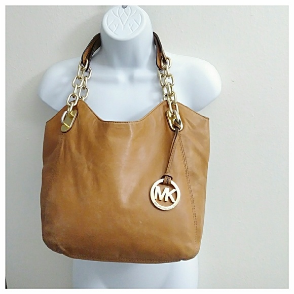 Michael Kors Handbags - Michael Kors Chain Leather Hobo